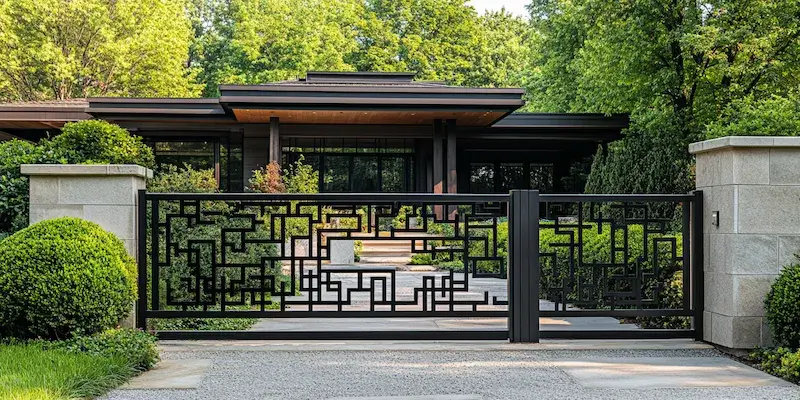 Gartenzaun aus Polen