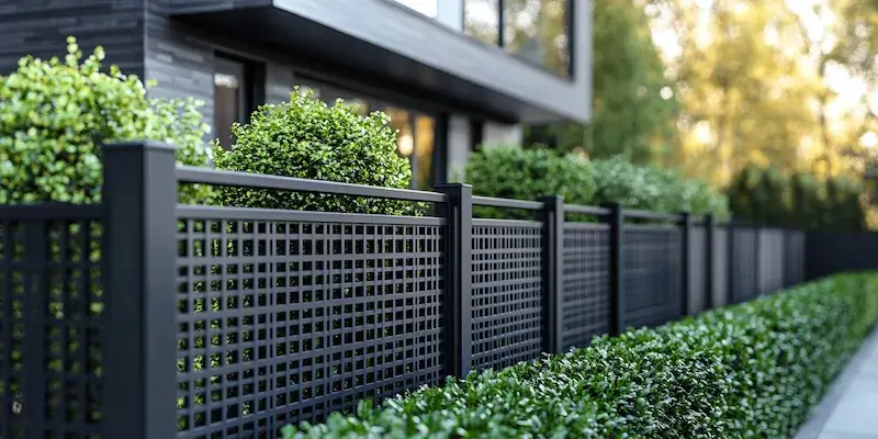 Gartenzaun Metall Polen